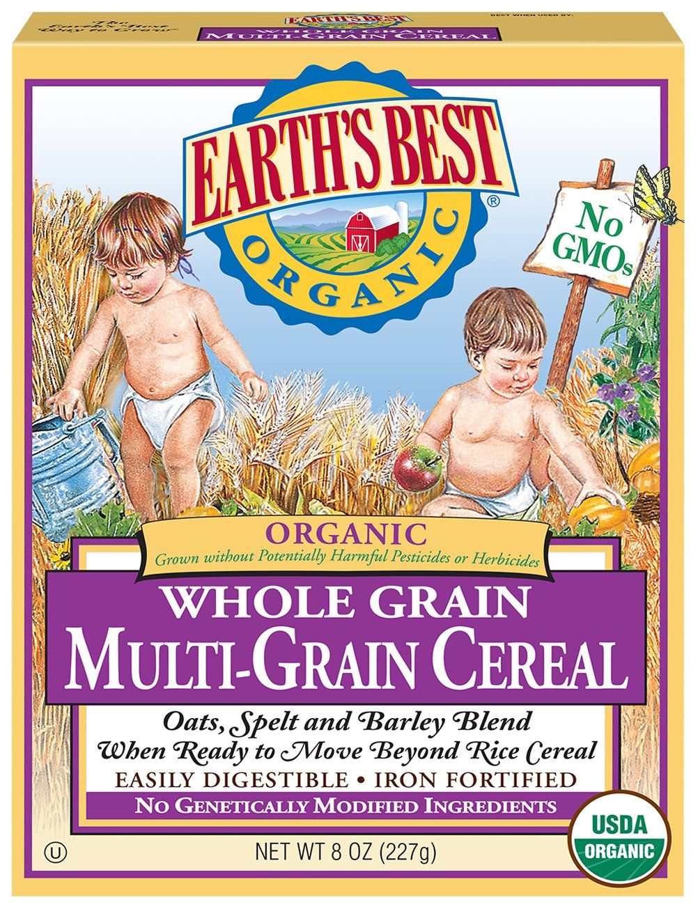 Earth's Best Organic Whole Grain Multi Grain Cereal 227g