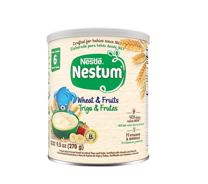 Nestle Nestum Bột Ăn Dặm Cho Bé Wheat & Fruit 270g