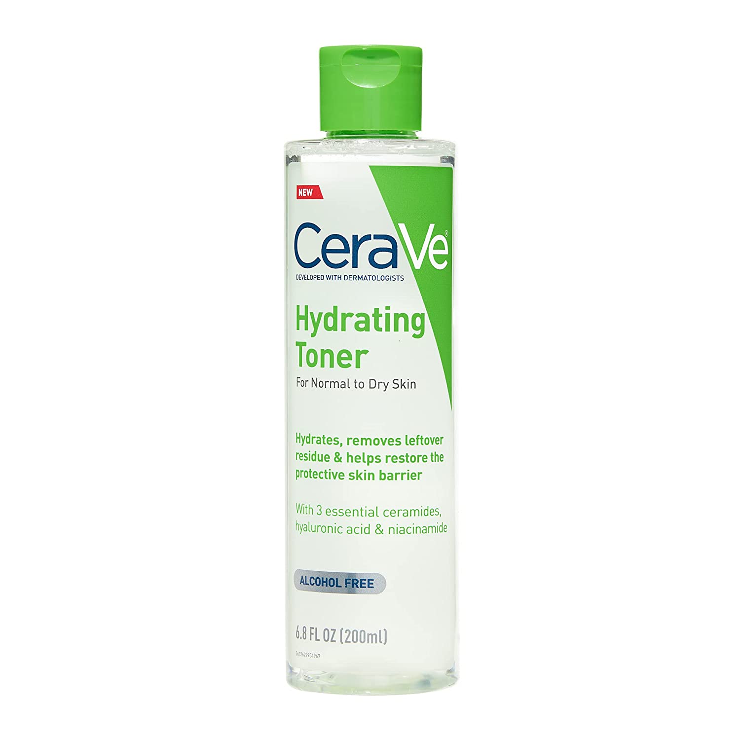 CeraVe Hydrating Toner for Face Non-Alcoholic  for Sensitive Dry Skin 6.8 Fl Oz