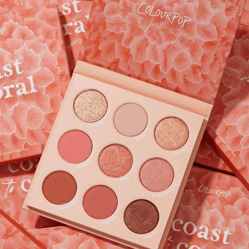 ColourPop Bảng Màu Mắt Coast to Coral