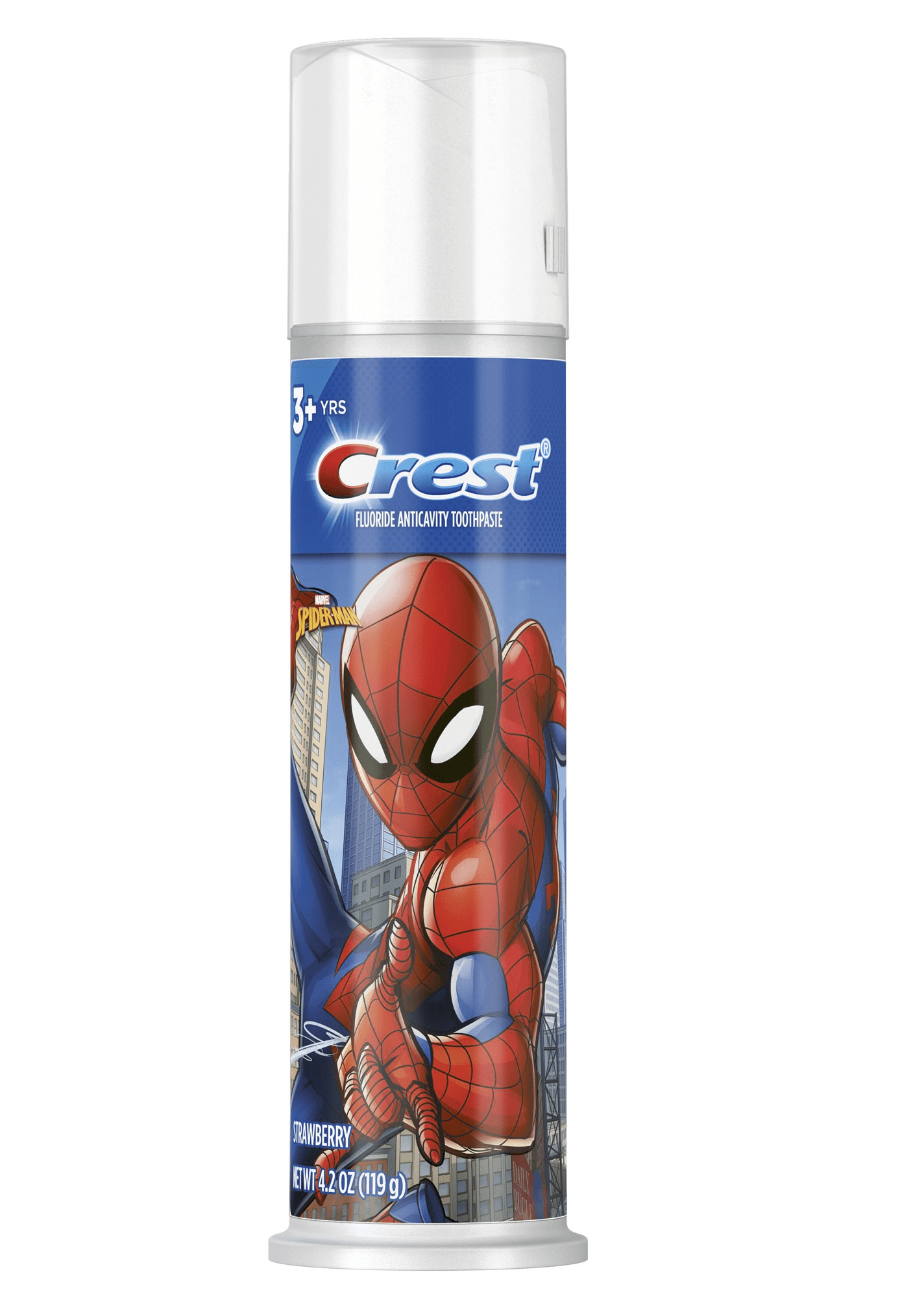 Crest Spider Man Toothpaste Strawberry Flavor 3+ yrs