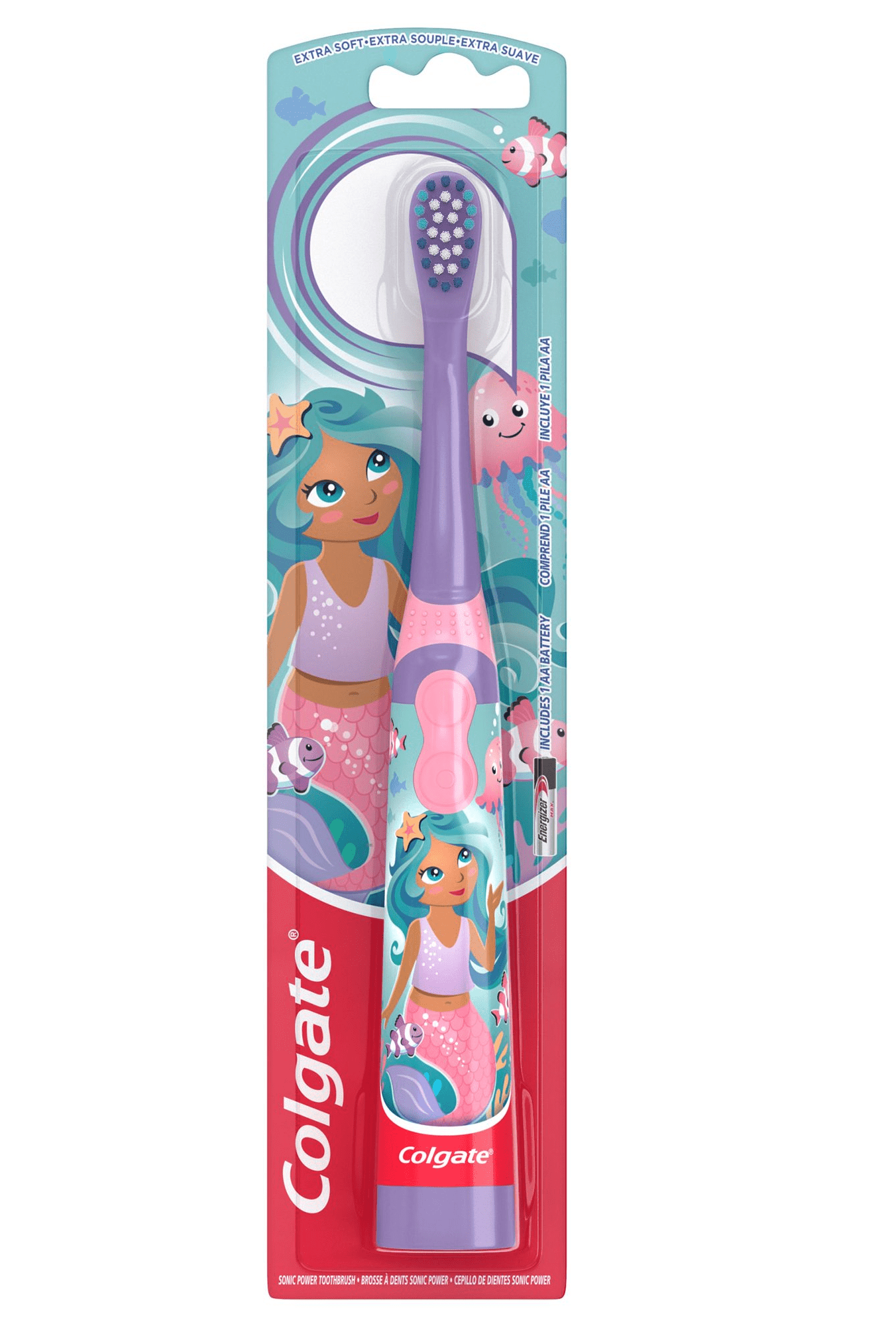 Colgate Mermaid Battery Toothbrush for Age 3+