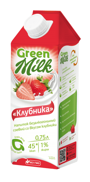 Green Milk Sữa Gạo Dâu Tây 750ml