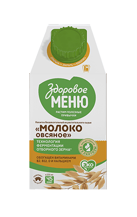 Zdorovoe Menu Sữa Yến Mạch Nga 500ml