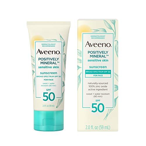 Aveeno Kem chống nắng cho mặt sunscreen for Face SPF 50  59ml