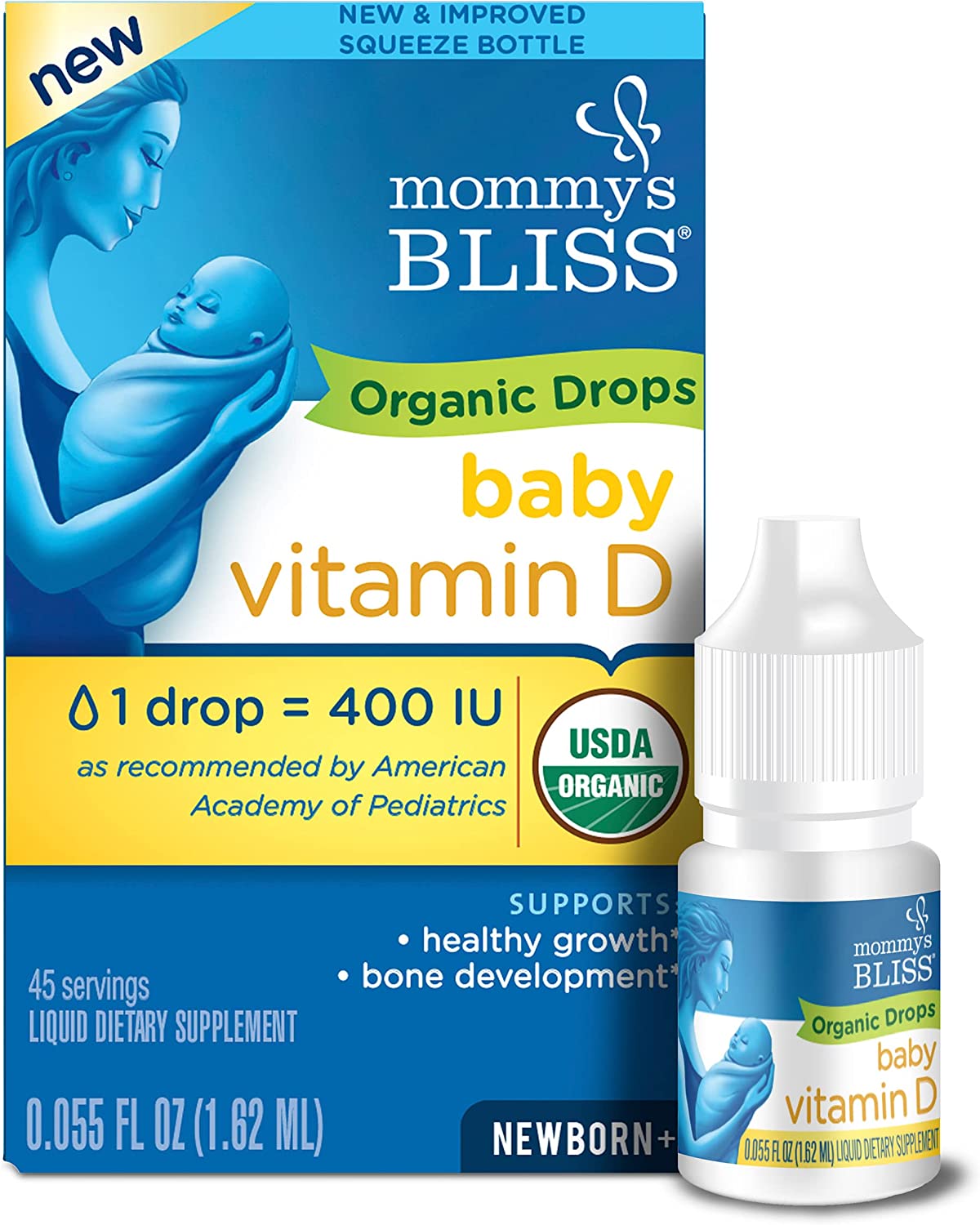 Mommy Bliss Vitamin D Hữu Cơ 1.62ml