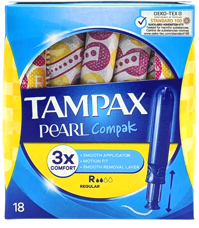 Tampax Pearl Compak Regular 18ct