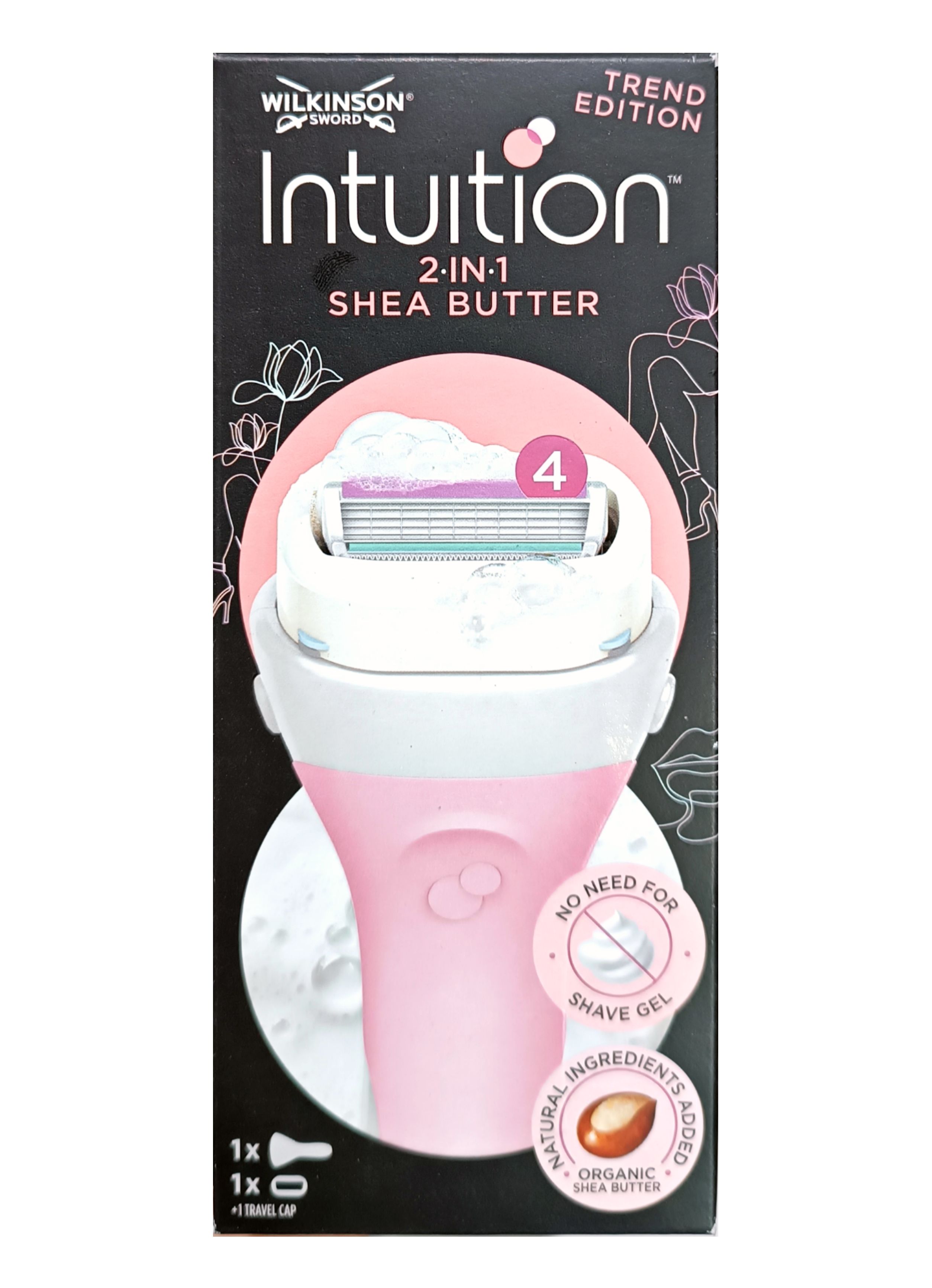 Wilkinson Intuition Razor 2 in 1 with Shea Butter