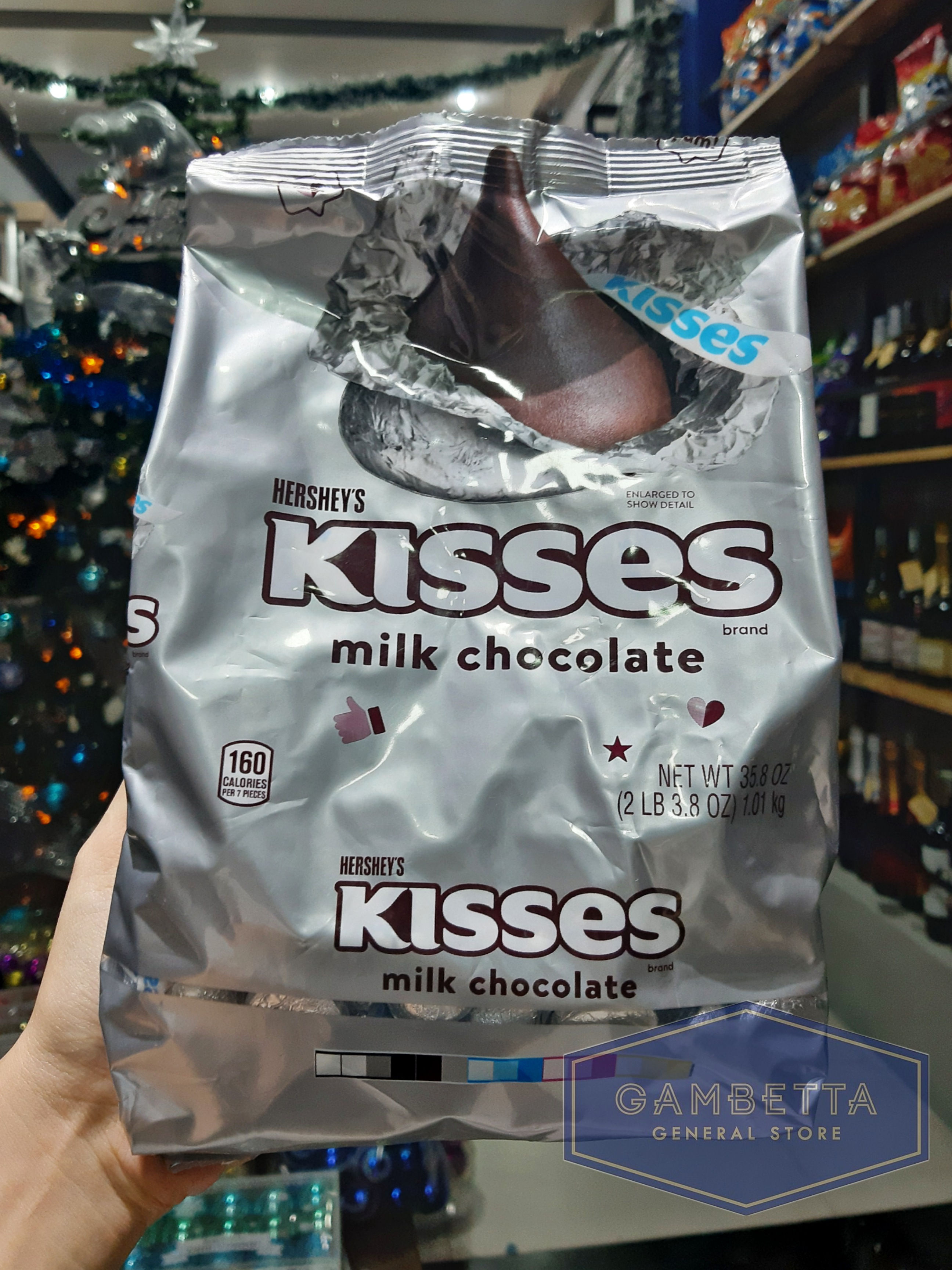 Hershey's Kisses Milk Chocolate 1.01kg