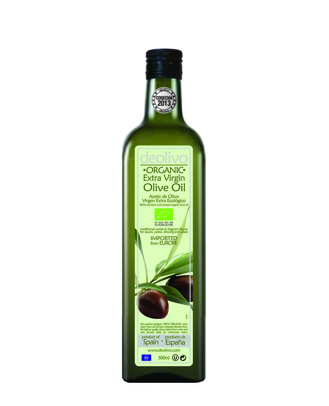 Deolivo Dầu Olive Hữu Cơ Nguyên Chất Organic Organic Extra Virgin Olive Oil 500ml