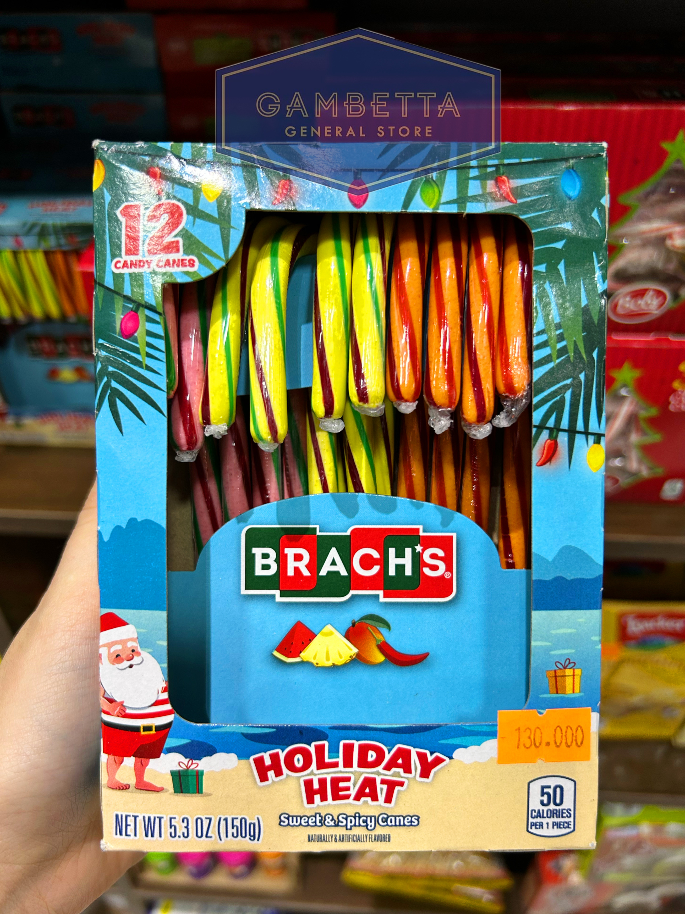 Brach's Holiday Heat Sweet & Spicy 12 Candy Canes