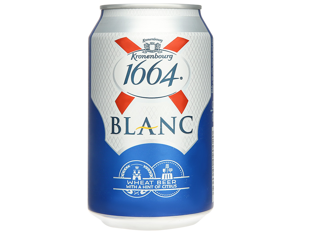 Bia 1664 Blanc Lon 330ml