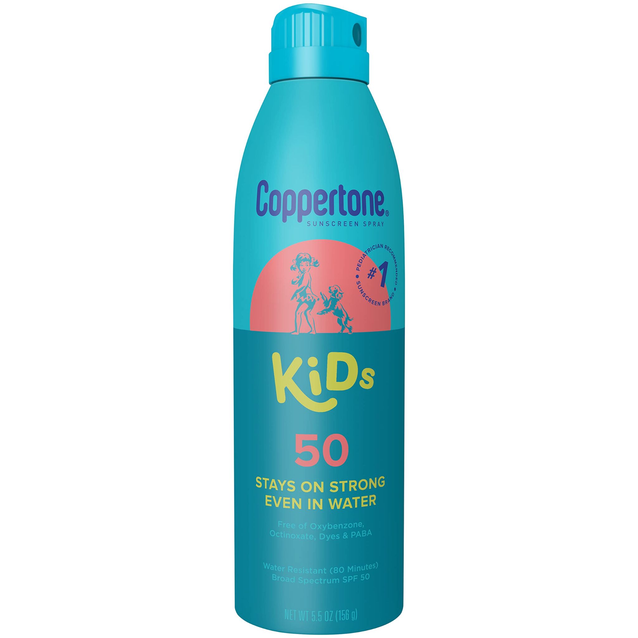 Coppertone Sunscreen Spray Kids SPF 50 Water Resistant 156g