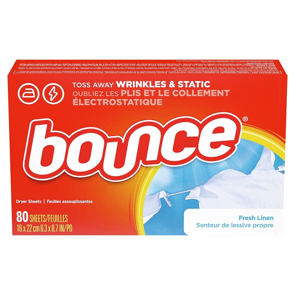 Bounce Fresh Linen 80 Dryer Sheets