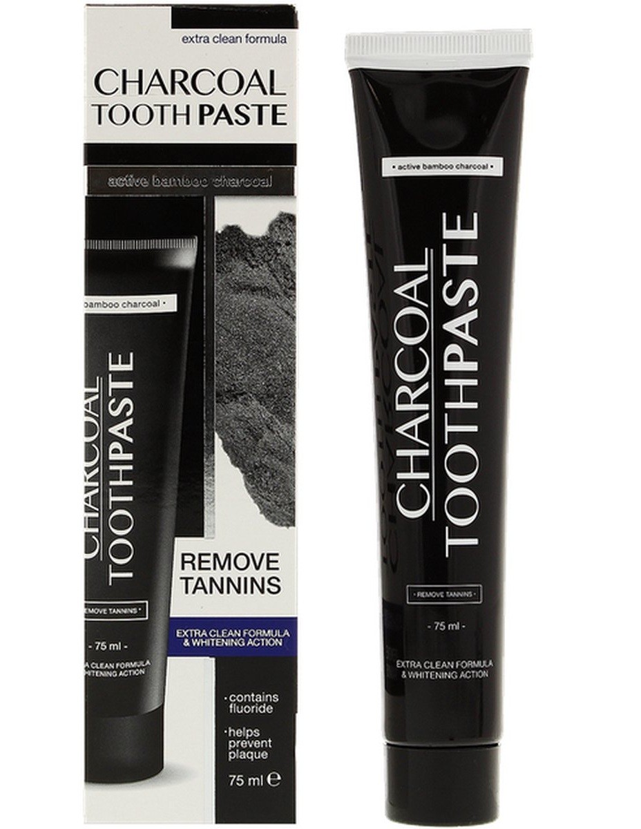 Charcoal Toothpaste Remove Tannins 75ml