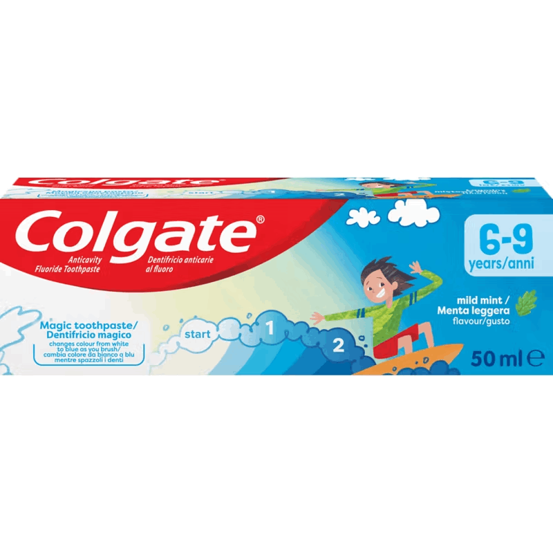 Colgate Children 6-9YO Toothpaste Mild Mint Flavour 50ml