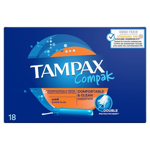 Tampax Compak Super Plus 18ct