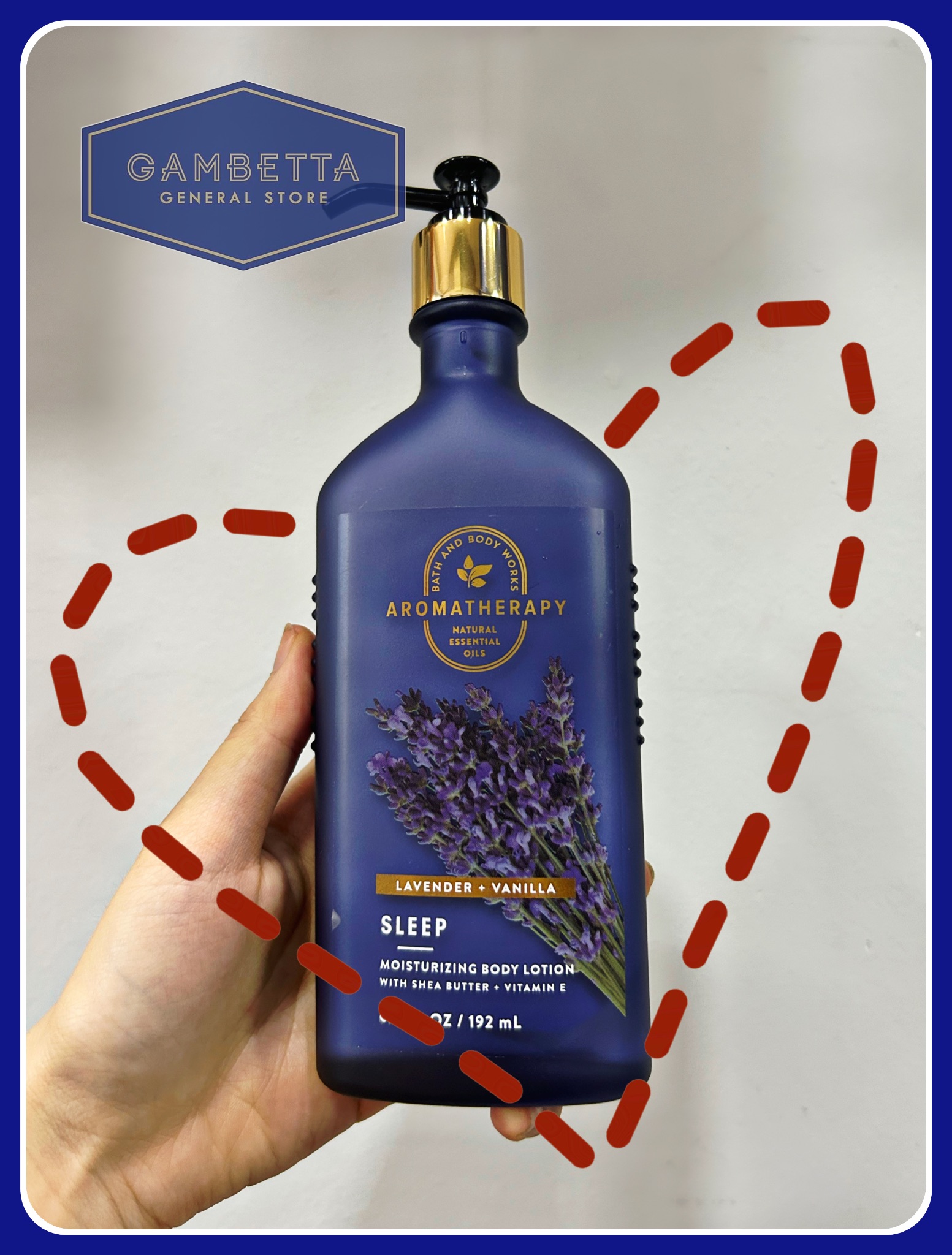 Aromatherapy Body Lotion Lavender & Vanilla 192ml