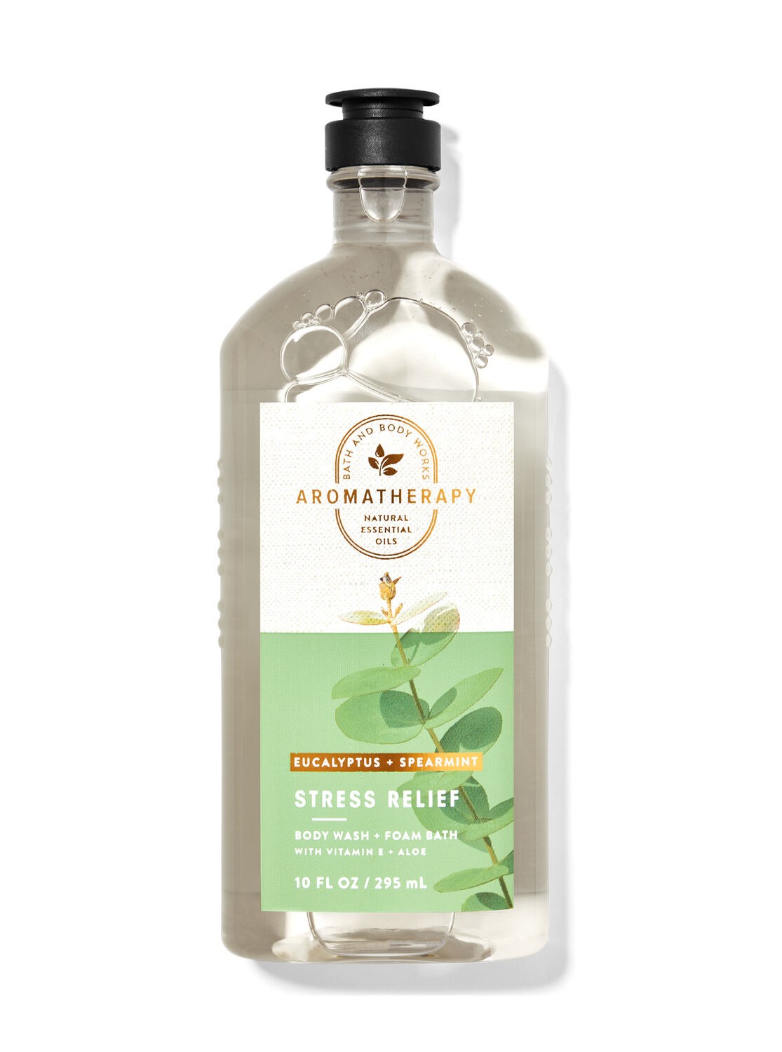 Aromatherapy Body Wash and Foam Bath Eucalyptus & Spearmint 295ml