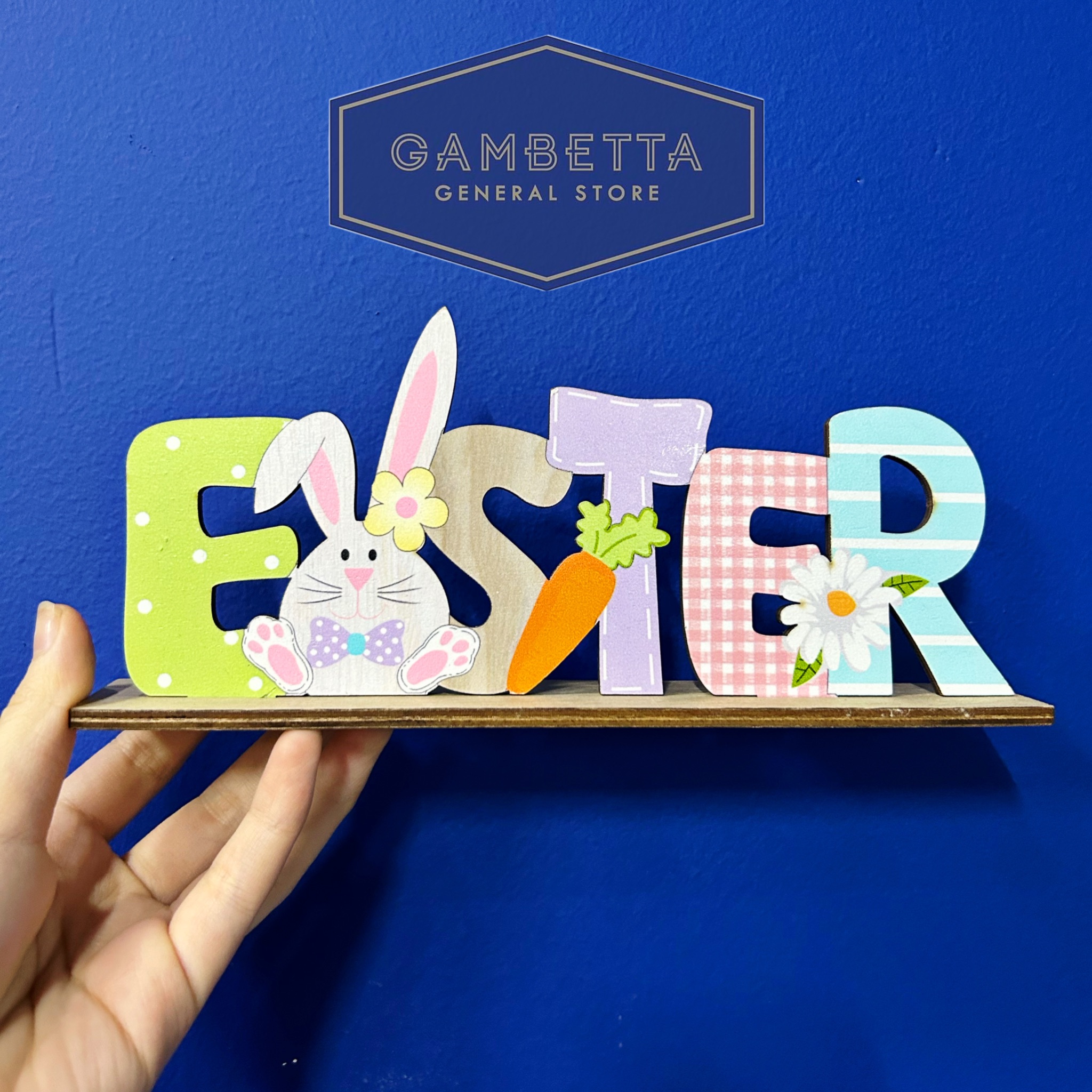 Bảng Gỗ Easter Phục Sinh