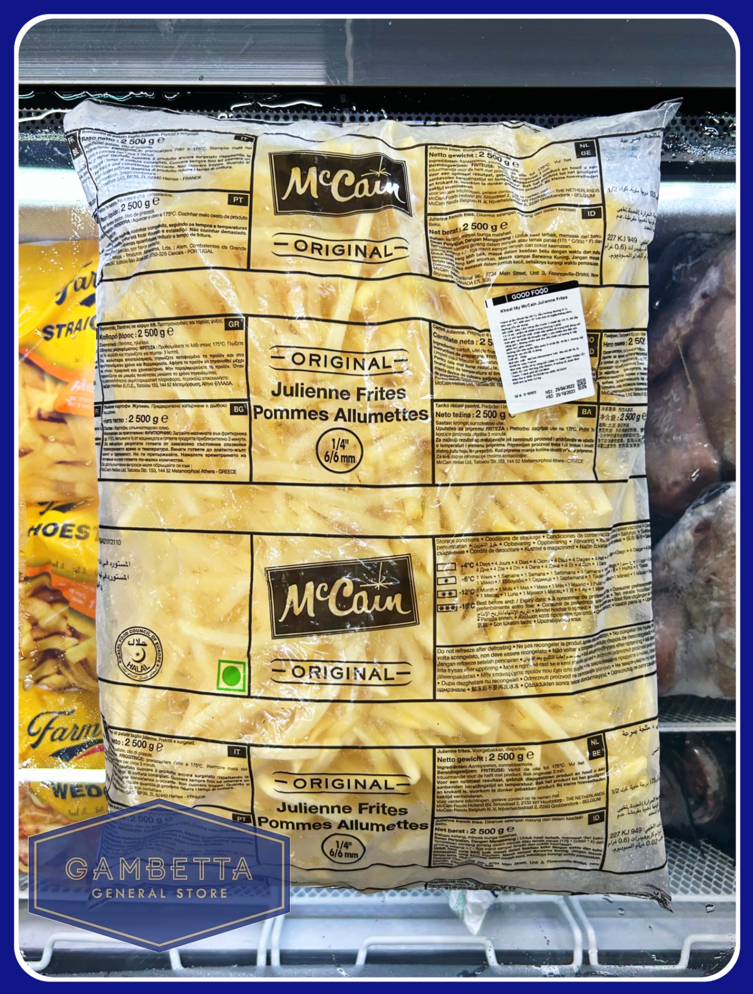 McCain Julienne Fries 2.5kg