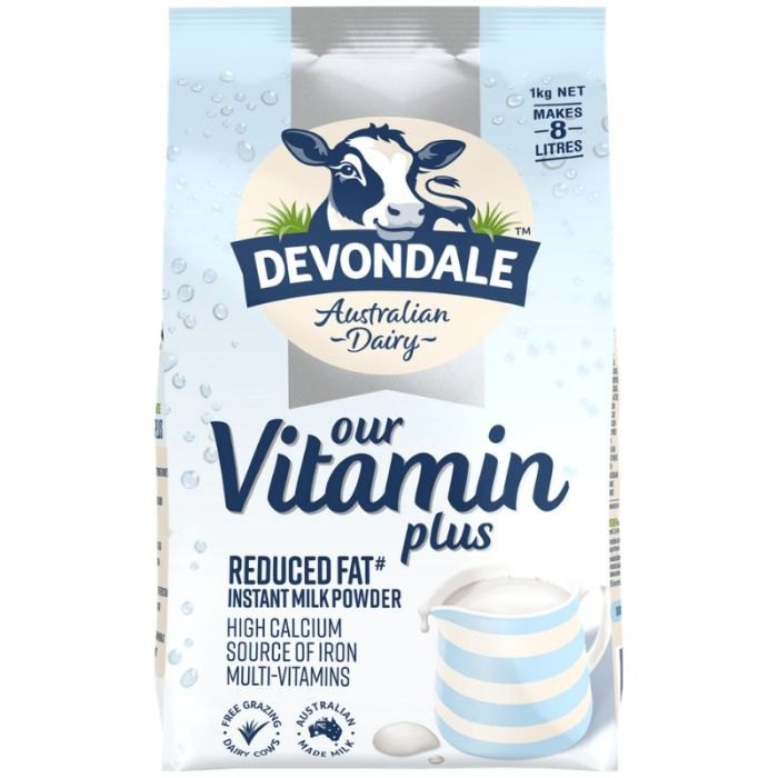 Devondale Reduced Fat Instant Milk Powder 1kg