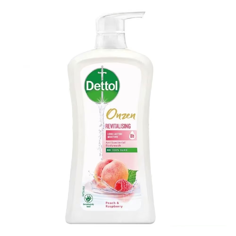 Sữa Tắm Dưỡng Da Hương Đào và Phúc Bồn Tử Dettol Onzen Revitalising Body Wash Peach & Raspberry 950g