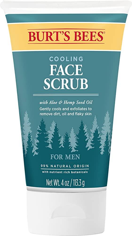 Tẩy Da Chết Burt's Bees Cooling Face Scrub with Aloe & Hemp Seed Oil 113g