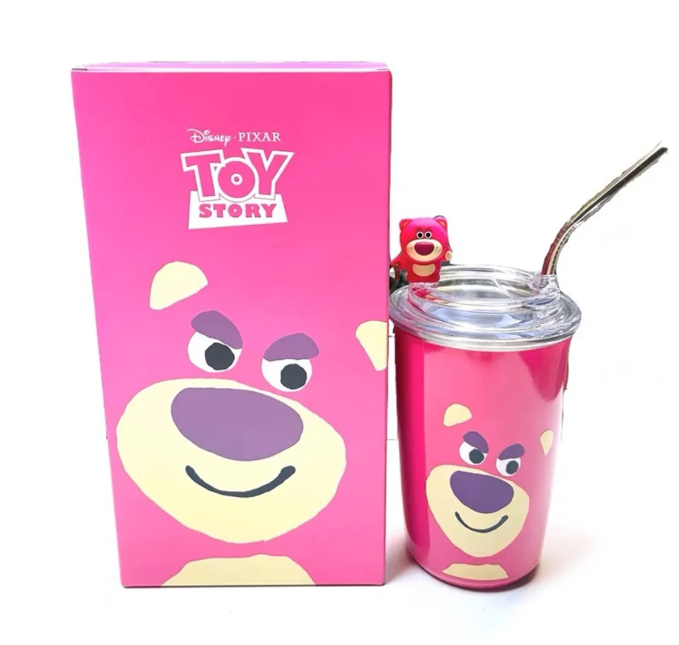 Cốc Giữ Nhiệt Toy Story Lotso Kèm Ống Hút