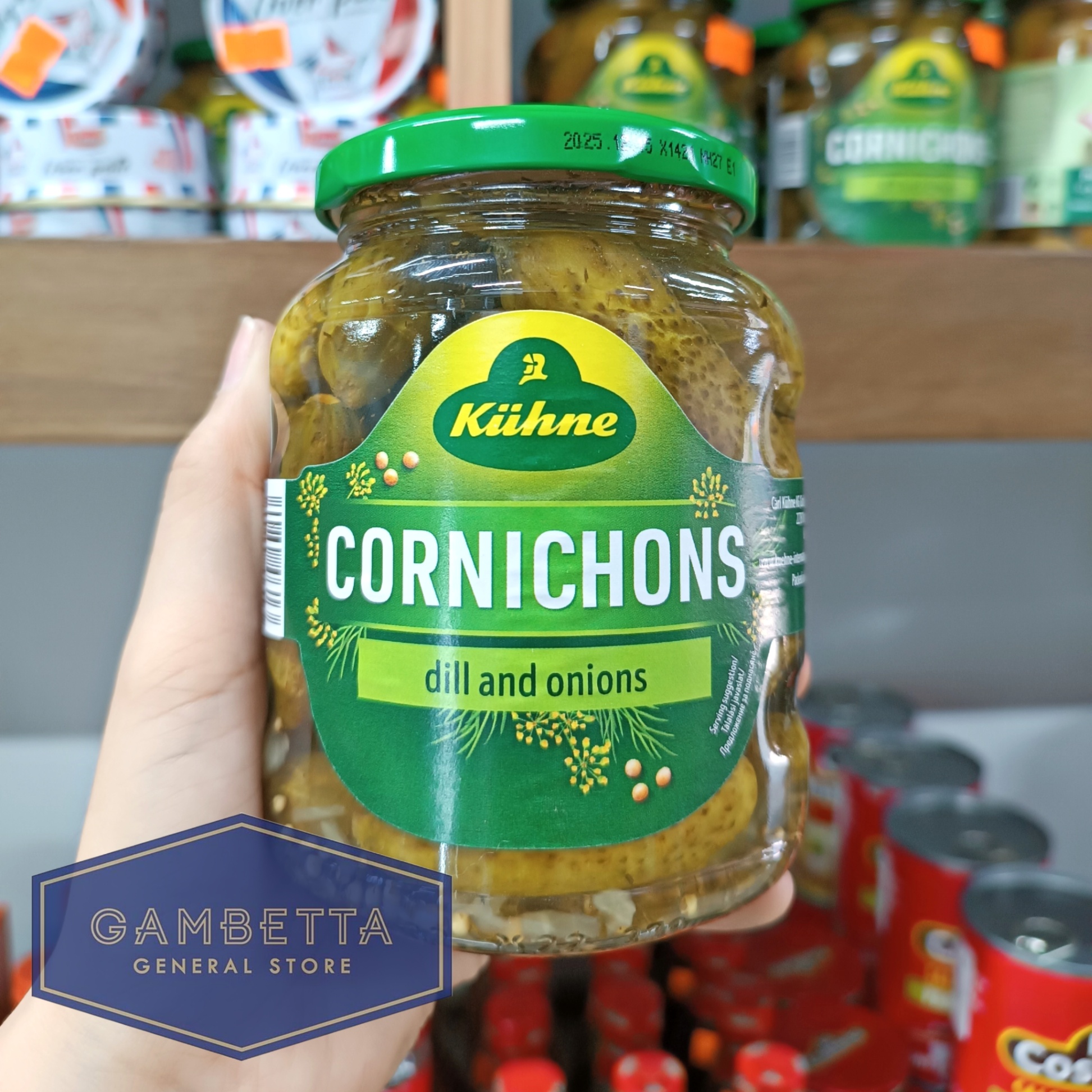 Kuehne Dưa Chuột Ngâm Cornichons 330g