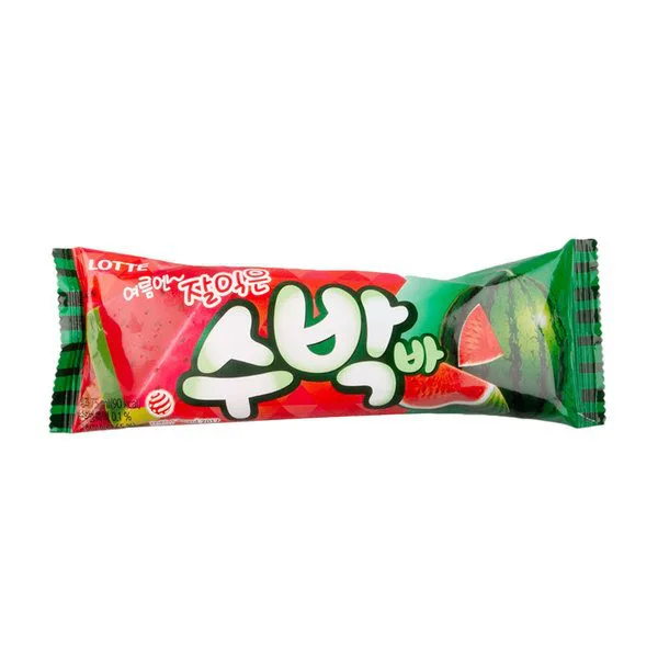 Kem Que Dưa Hấu Hàn Watermelon Ice Cream Stick