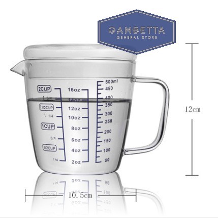 Big Size Measuring Cup with Cover Cốc Đo Lường Có Nắp