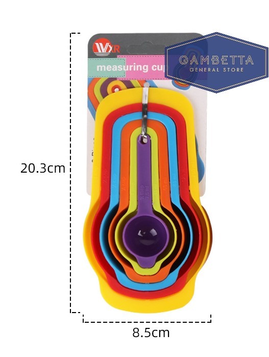 Plastic Measuring Cups 6pcs