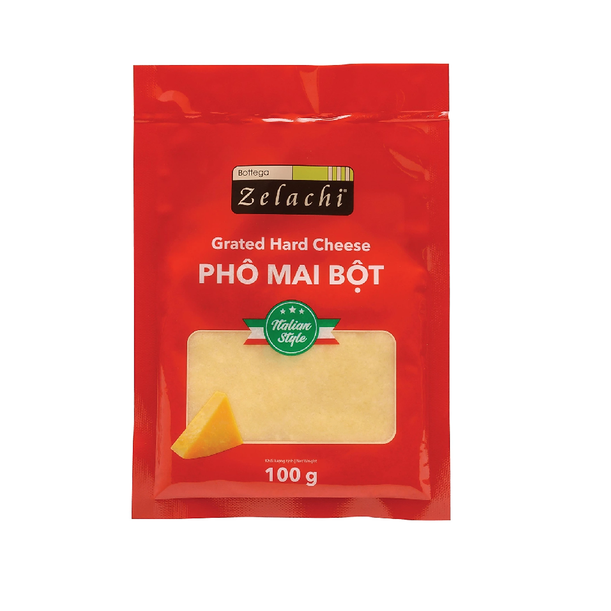 Phomai Bột Bottega Zelachi Grated Hard Cheese 100g