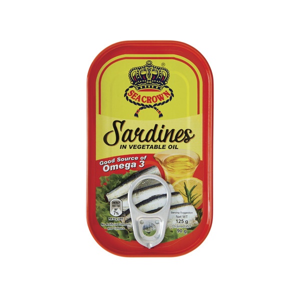 Seacrown Sardines in Vegetable Oil - Cá Trích Ngâm Dầu 90g