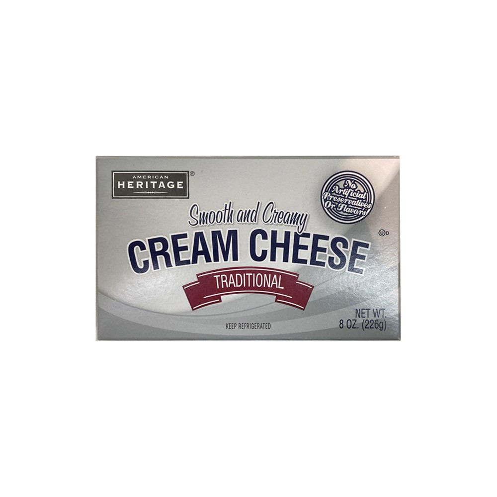 American Heritage Smooth and Creamy Cream Cheese Traditional 226g