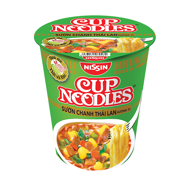 Nissin Cup Noodles Thai Lime Pork Ribs 74g