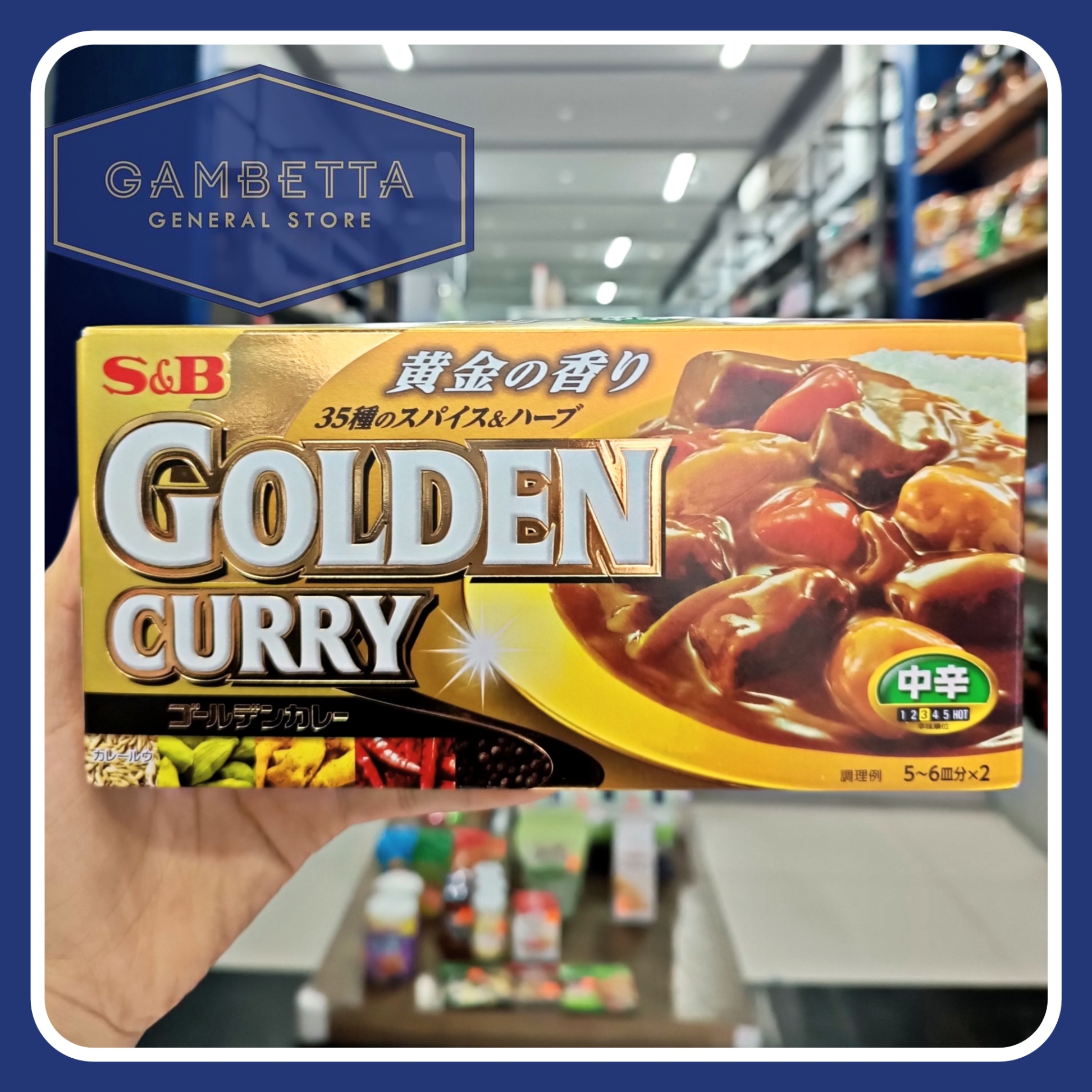 S&B Golden Curry 198g