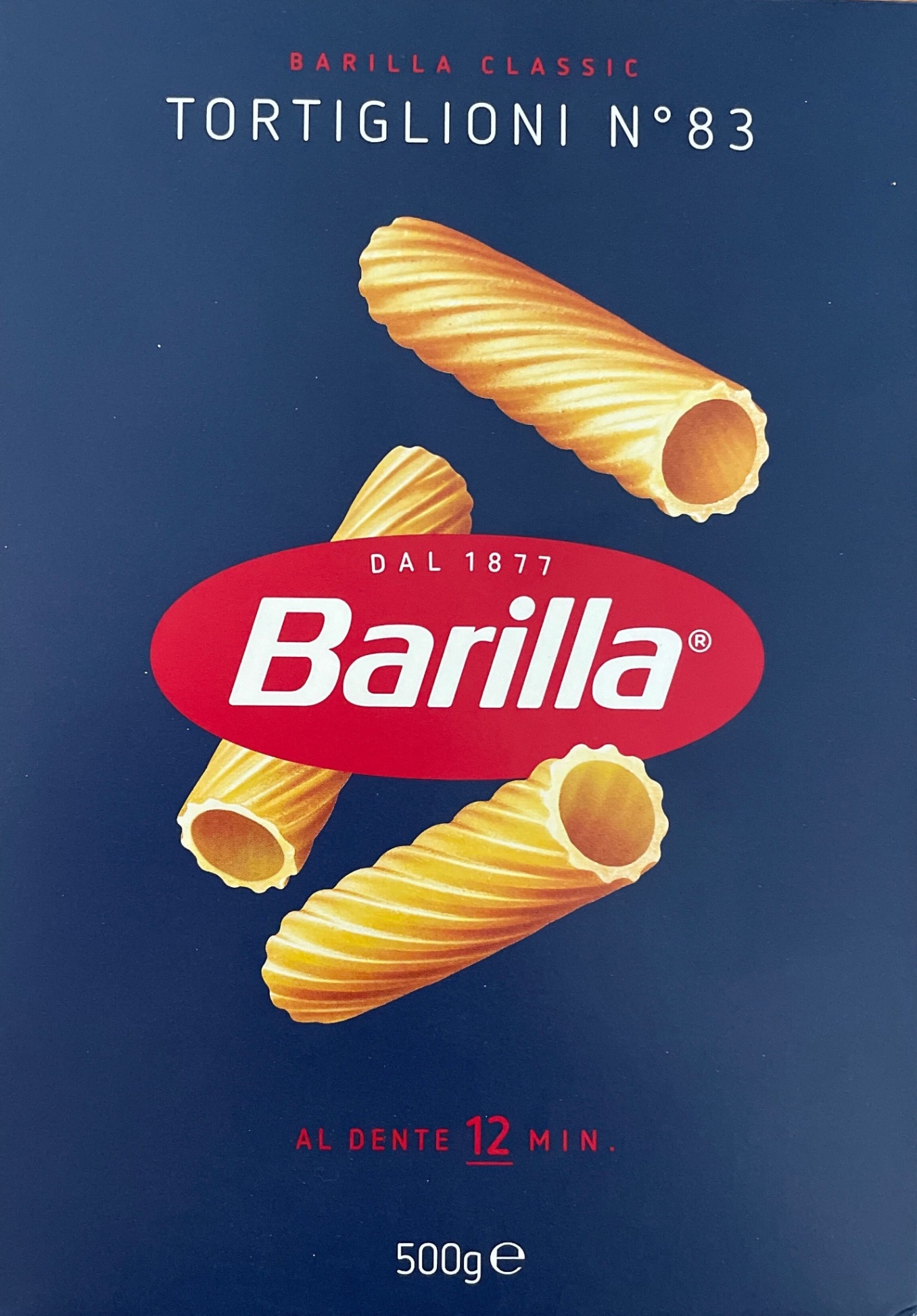 Barilla Tortiglioni no 83 500g