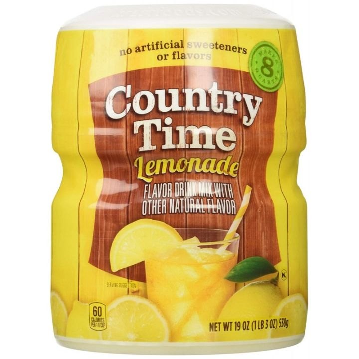 Country Time Lemonade Flavored Drink Mix 538g