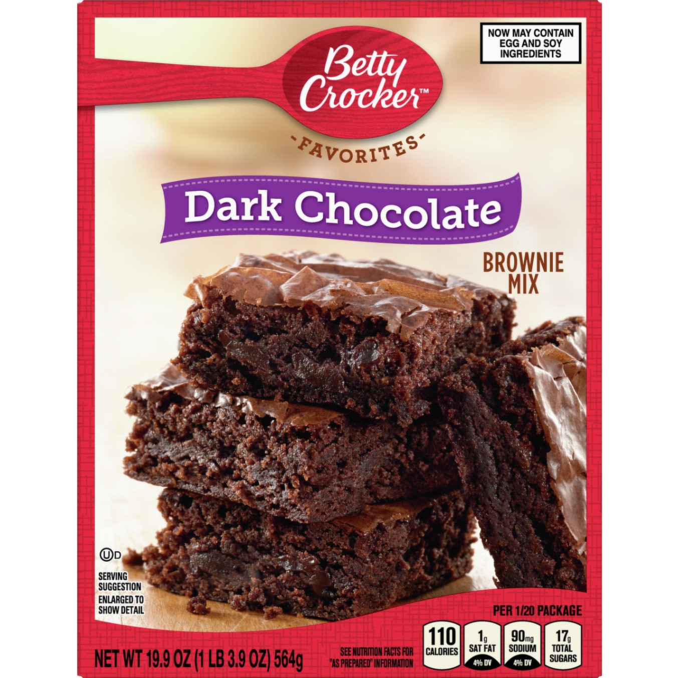 Betty Crocker Dark Chocolate Brownie Mix 564g