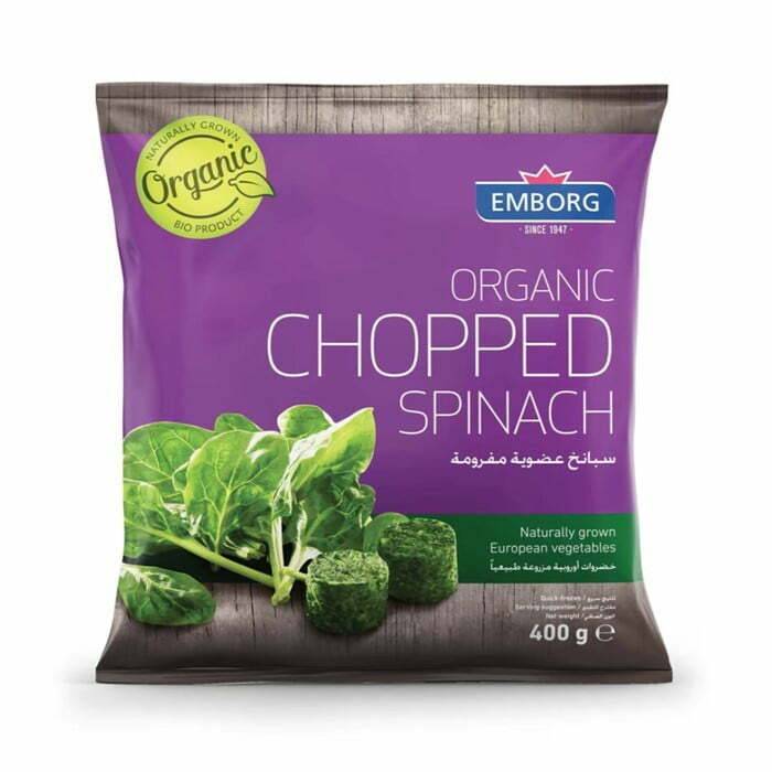 Emborg Viên Cải Bó Xôi Hữu Cơ Đông Lạnh Organic Chopped Spinach 400g