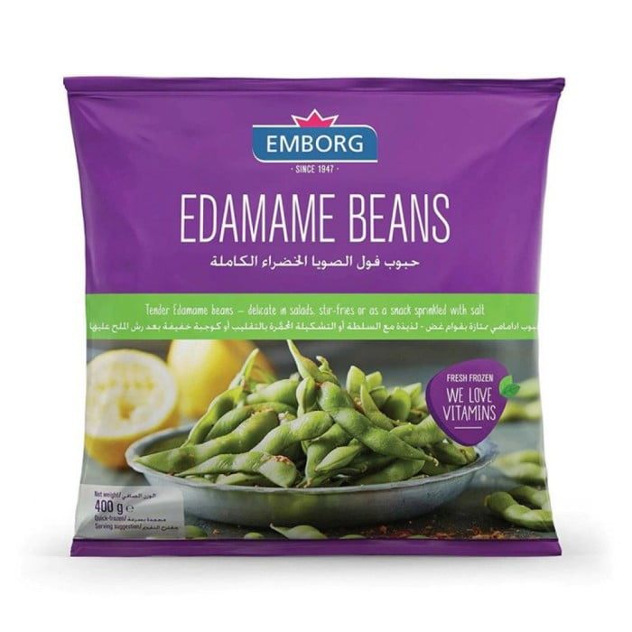 Emborg Đậu Nành Nguyên Trái Đông Lạnh Edamame Beans 400g