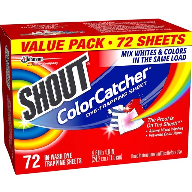 Shout Color Catcher Giấy Hút Màu 72 sheets