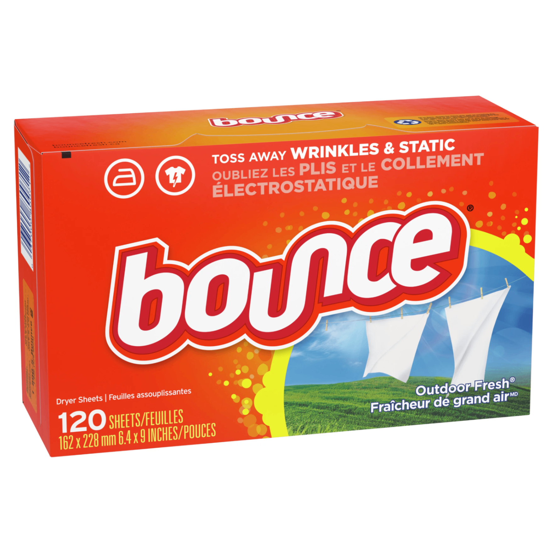 Bounce Fresh Linen 120 Dryer Sheets