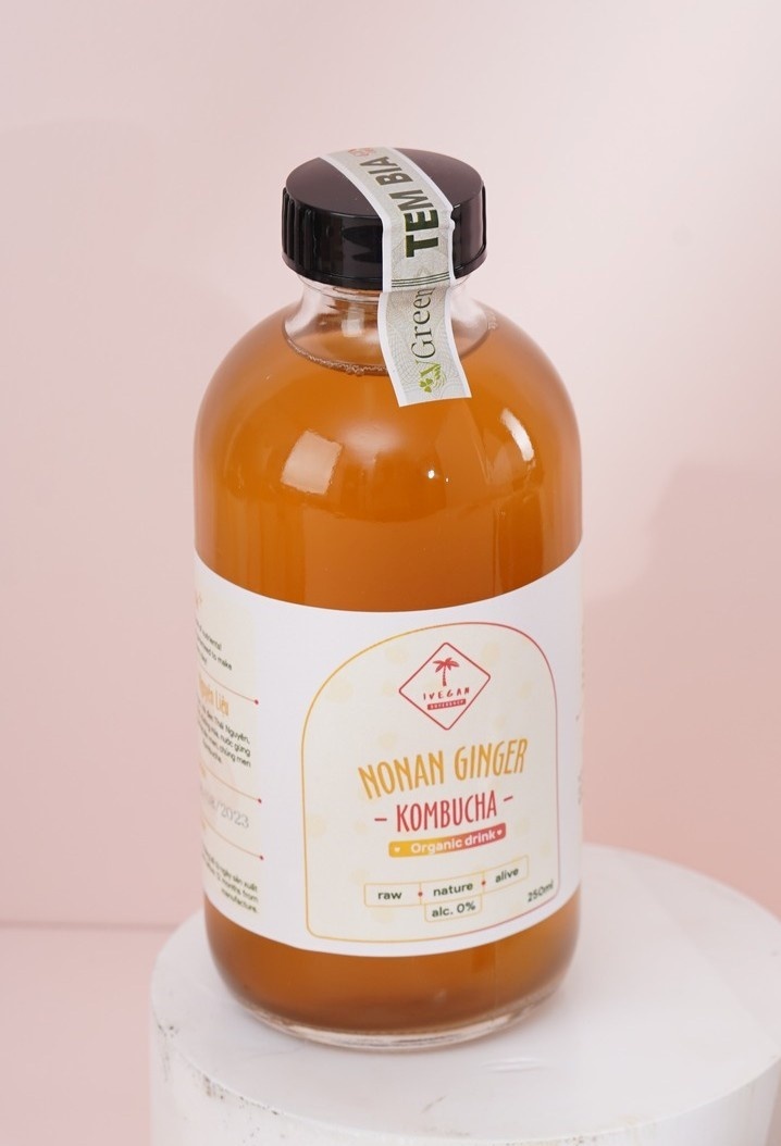 Ivegan Nonan Ginger Kombucha 250ml