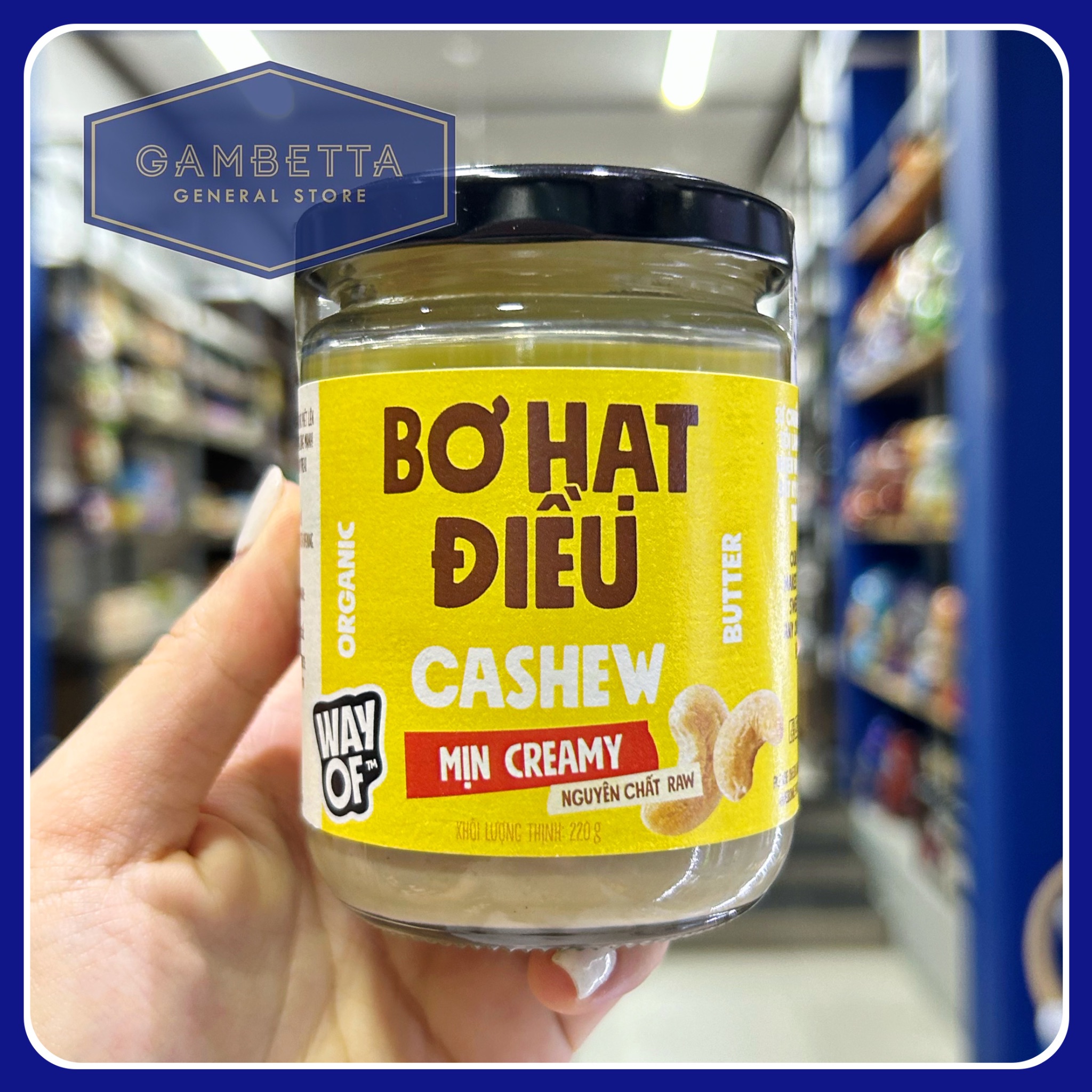 Wayof Organic Cashew Butter 200g