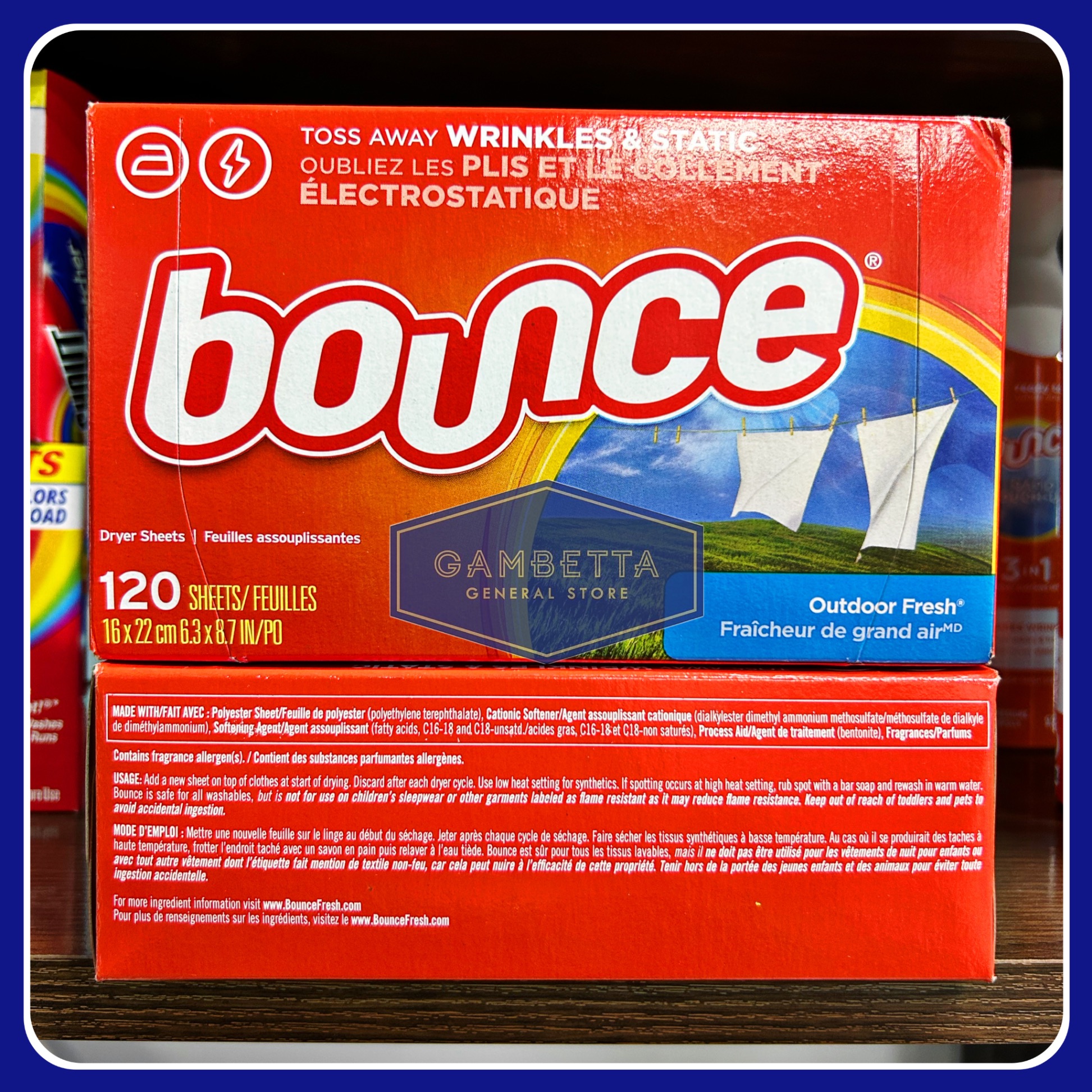 Bounce Fresh Linen 120 Dryer Sheets