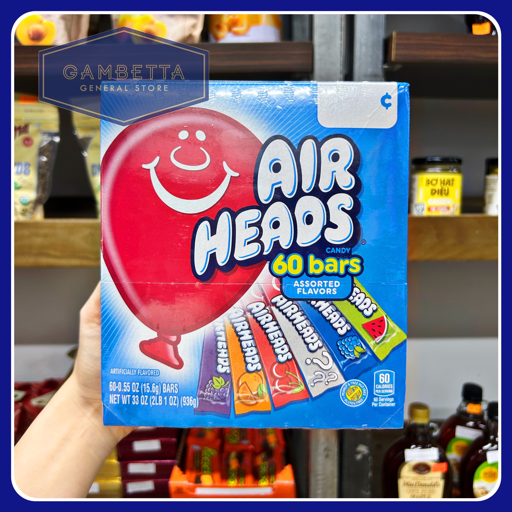 Airhead hộp 60 thanh 6 vị