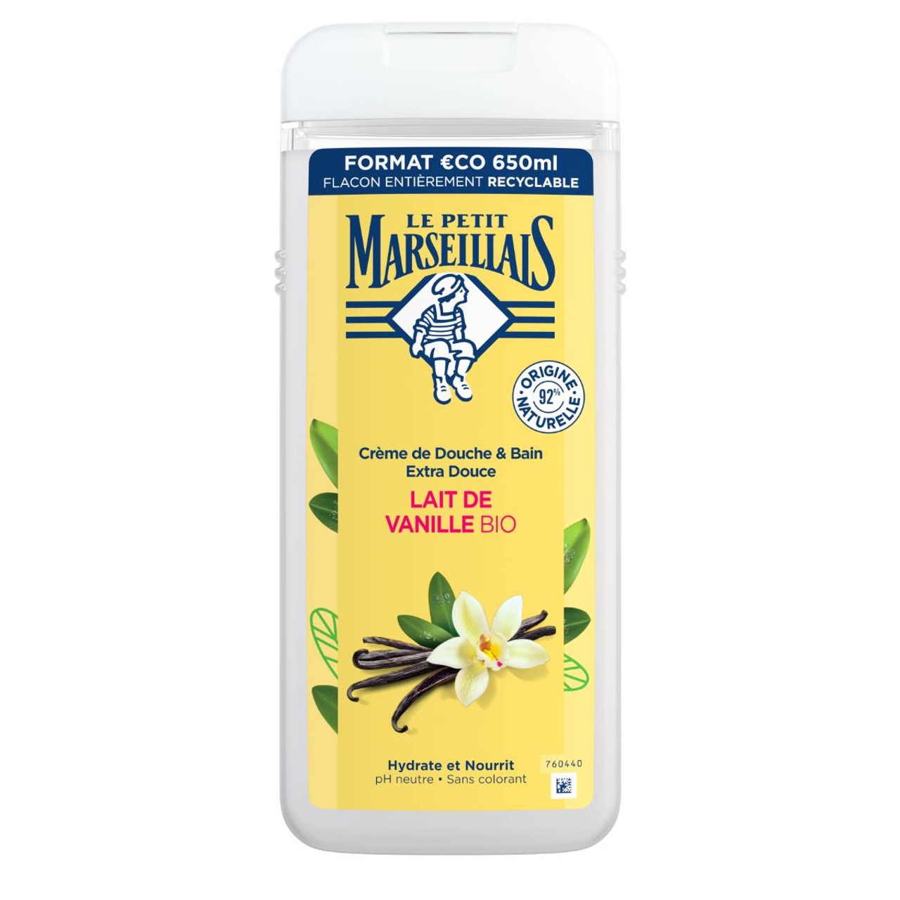 Sữa tắm Le Petit Marseillais Vanille 650ml